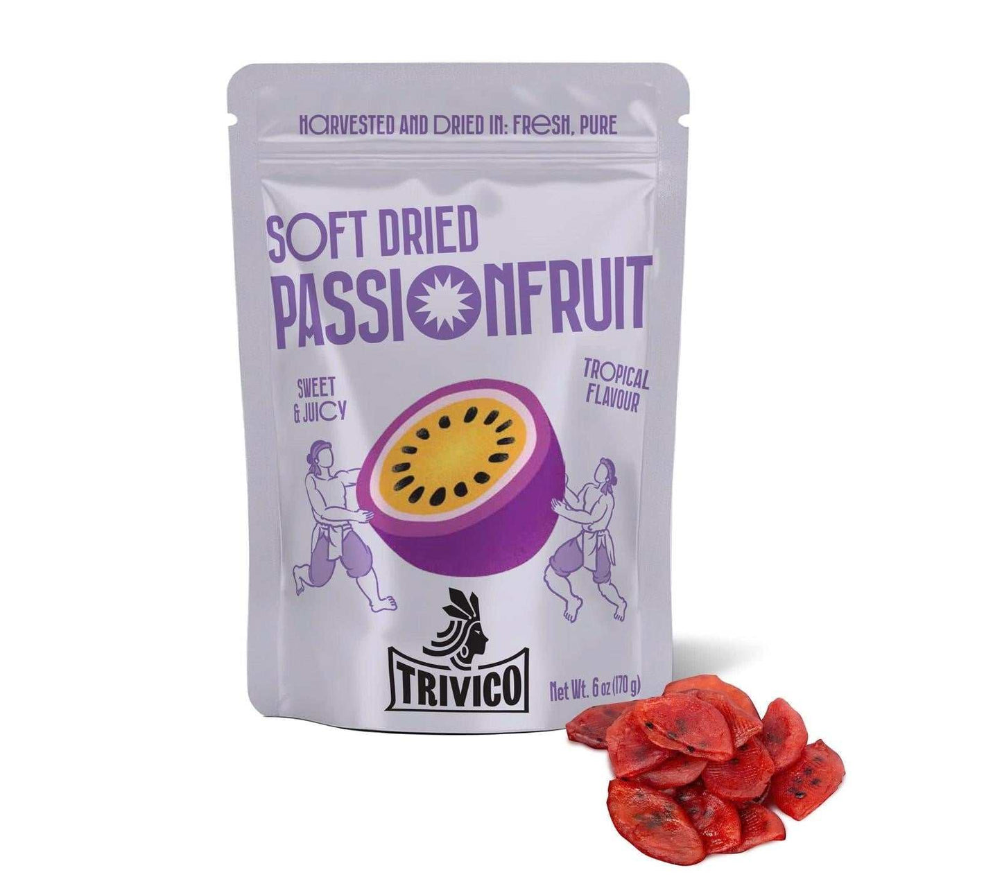 Soft dried passion fruit from Vietnam