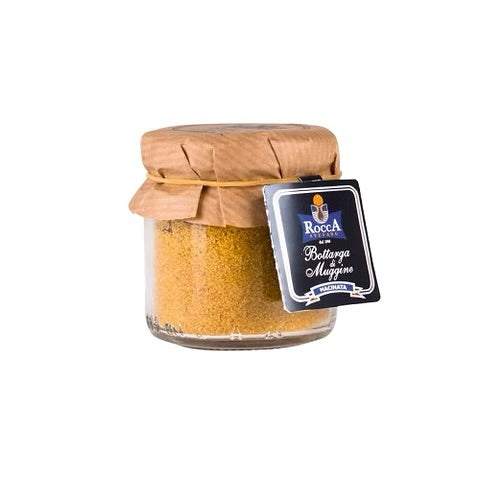 Mullet Bottarga grated in a jar Grey Mullet Bottarga