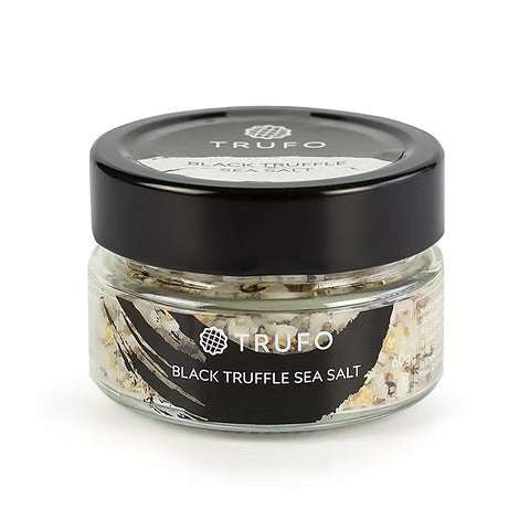 60g jar of Trufo for gourmet seasoningBlack truffle salt
