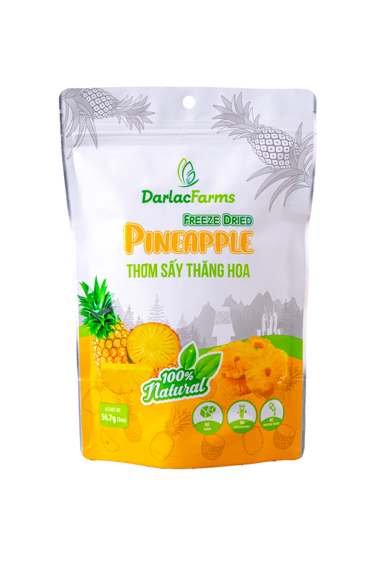 Freeze dried pineapple - natural, no sugar