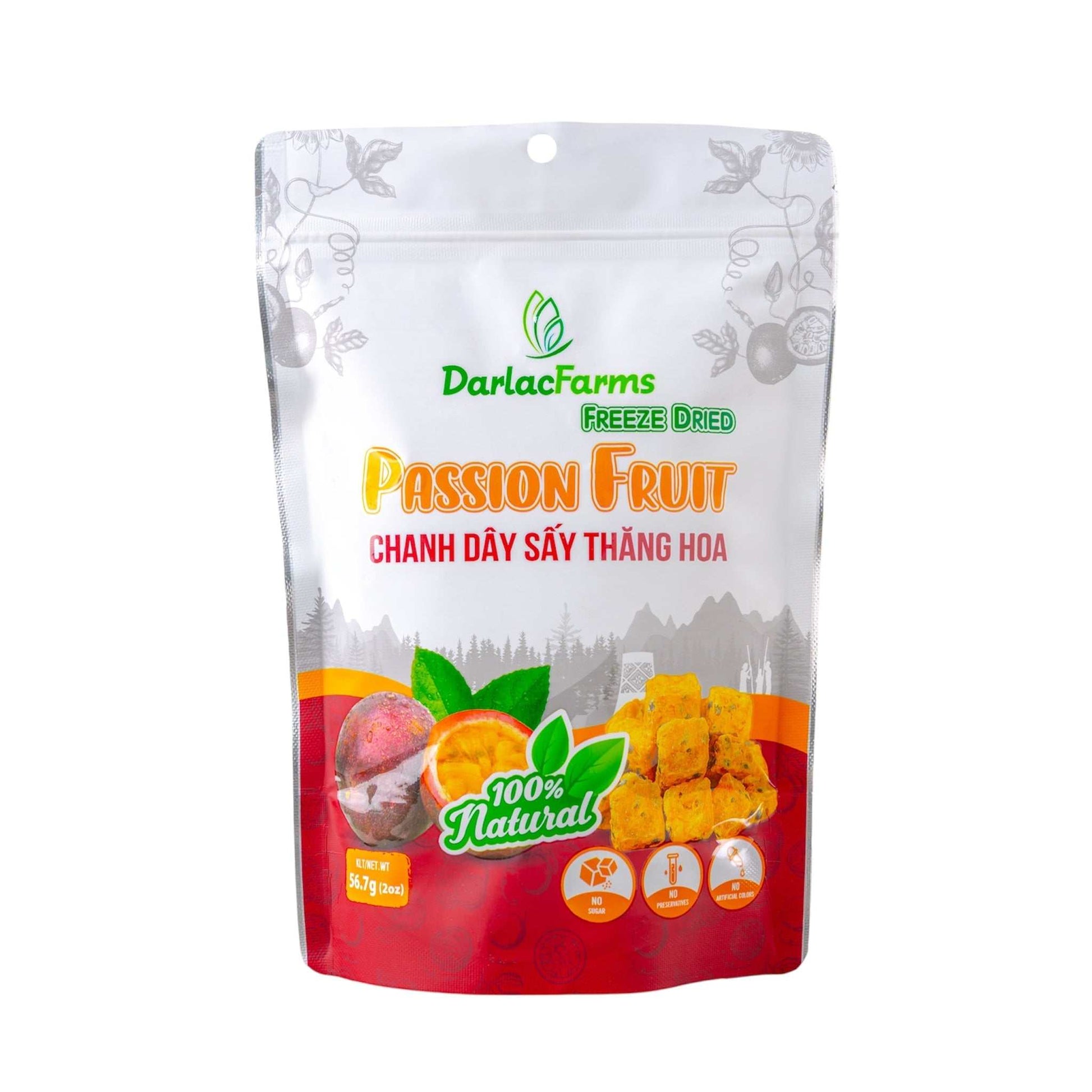 Freeze-dried passion fruit 